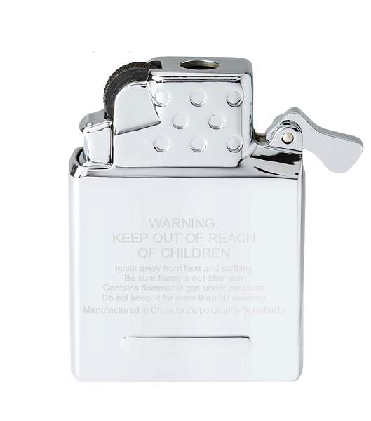 Газовый вставной блок для широкой зажигалки Zippo, одинарное жёлтое пламя, нержавеющая сталь 65809 Zippo, Артикул: 65809 фото №1