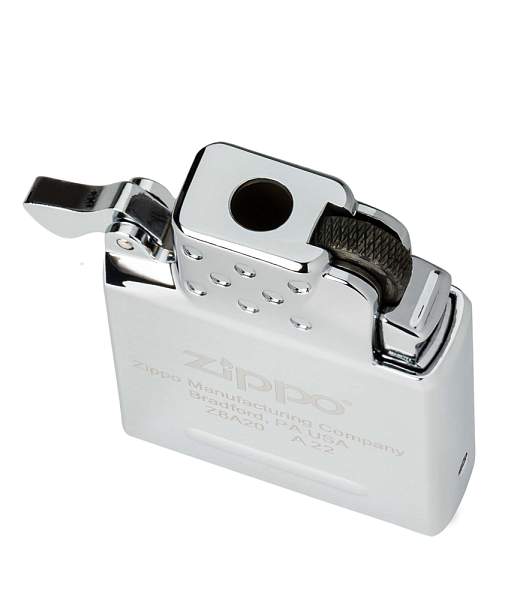 Газовый вставной блок для широкой зажигалки Zippo, одинарное жёлтое пламя, нержавеющая сталь 65809 Zippo, Артикул: 65809 фото №1