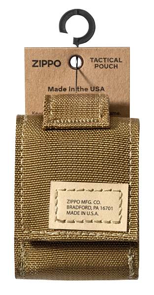 Чехол ZIPPO для широкой зажигалки,нейлон,с нейлоновым фиксатором на ремень, песочный 48401 Zippo, Артикул: 48401 фото №1