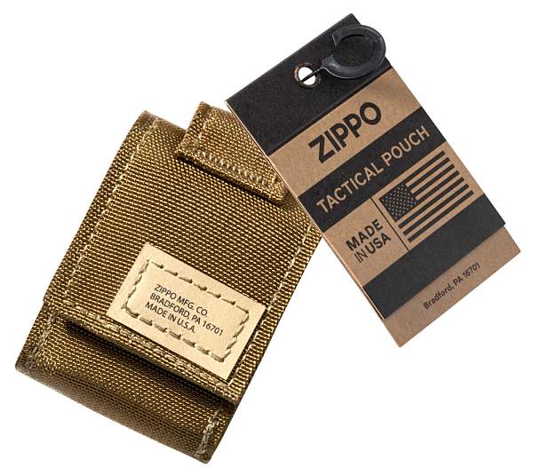 Чехол ZIPPO для широкой зажигалки,нейлон,с нейлоновым фиксатором на ремень, песочный 48401 Zippo, Артикул: 48401 фото №1