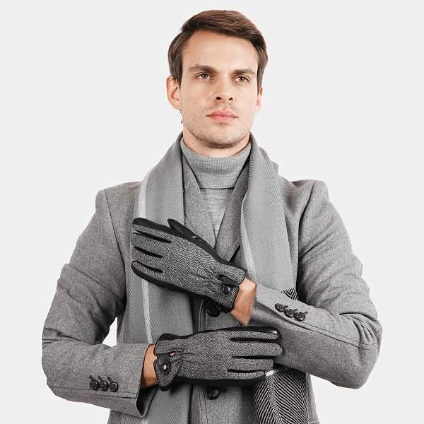 FM22-1 FABRETTI Перчатки муж. нат. кожа/шерсть (размер 10) Fabretti, Артикул: FM22-1 фото №1