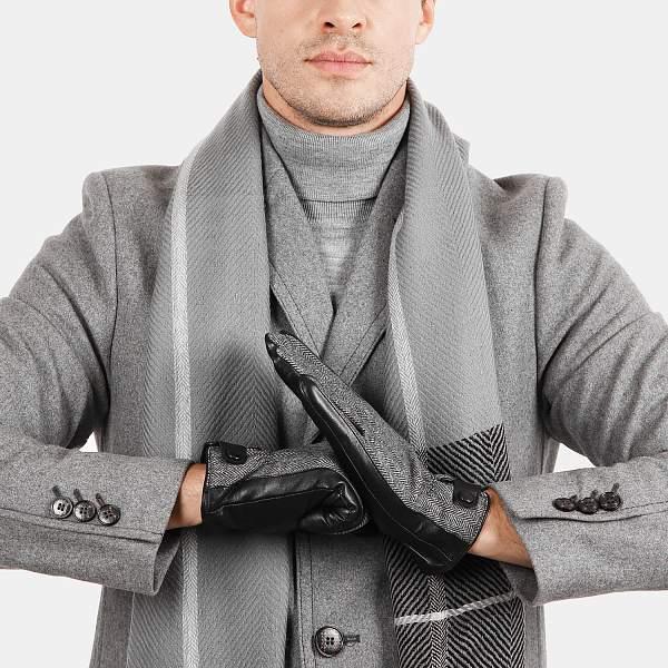 FM22-1 FABRETTI Перчатки муж. нат. кожа/шерсть (размер 10) Fabretti, Артикул: FM22-1 фото №1