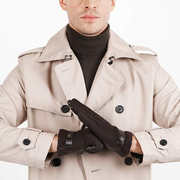 3.23-2 FABRETTI Перчатки муж. нат. кожа/шерсть (размер 9) Fabretti, Артикул: 3.23-2 фото №1