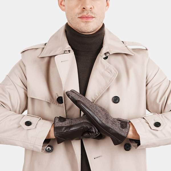 FM22-2 FABRETTI Перчатки муж. нат. кожа/шерсть (размер 9.5) Fabretti, Артикул: FM22-2 фото №1