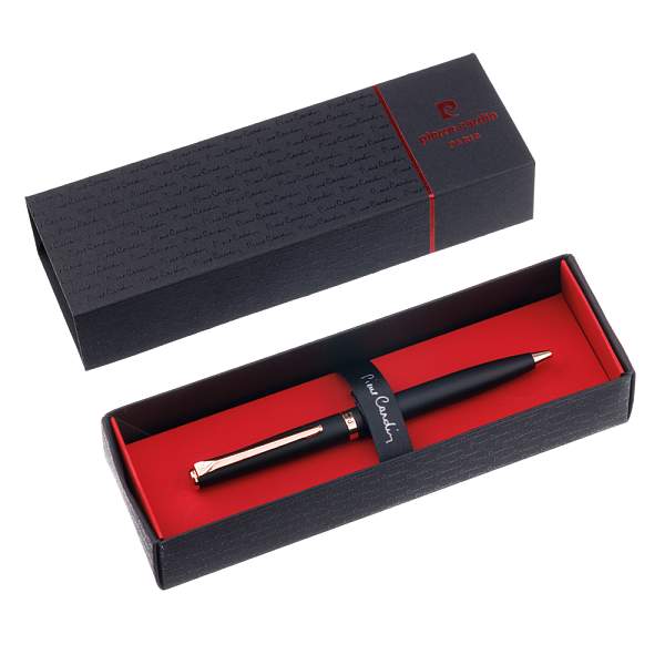 Ручка шариковая Pierre Cardin GAMME. Цвет - черный. Упаковка Е PC1400BP Pierre Cardin, Артикул: PC1400BP фото №1