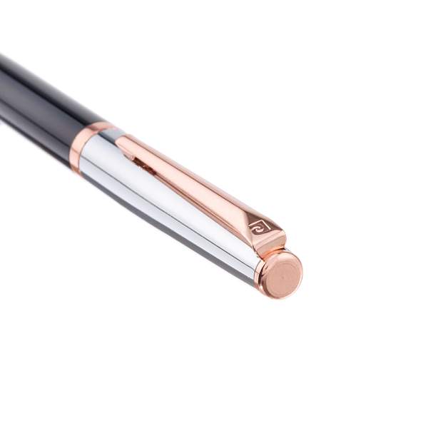 Ручка шариковая Pierre Cardin GAMME. Цвет - черный и серебристый. Упаковка Е PC1401BP Pierre Cardin, Артикул: PC1401BP фото №1