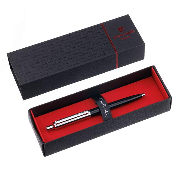 Ручка шариковая Pierre Cardin EASY, цвет - черный и серебристый. Упаковка Е PC6000BP Pierre Cardin, Артикул: PC6000BP фото №1