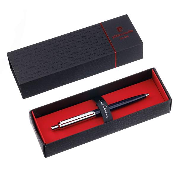 Ручка шариковая Pierre Cardin EASY, цвет - синий и серебристый. Упаковка Е PC6001BP Pierre Cardin, Артикул: PC6001BP фото №1