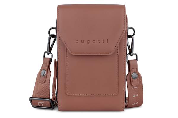 Сумка наплечная BUGATTI Almata, абрикосовая, полиуретан, 11х4х19 см 49665328 BUGATTI, Артикул: 49665328 фото №1