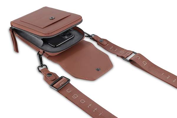 Сумка наплечная BUGATTI Almata, абрикосовая, полиуретан, 11х4х19 см 49665328 BUGATTI, Артикул: 49665328 фото №1