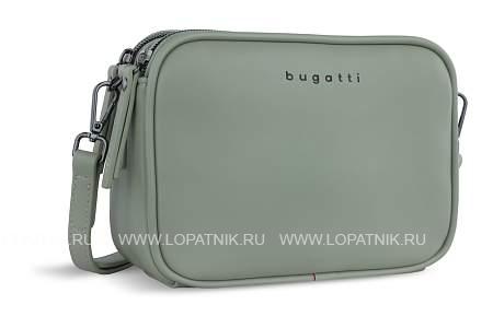 сумка кросс-боди женская bugatti almata, мятная, полиуретан, 21,5х6х15 см 49665457 BUGATTI