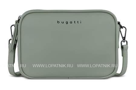 сумка кросс-боди женская bugatti almata, мятная, полиуретан, 21,5х6х15 см 49665457 BUGATTI