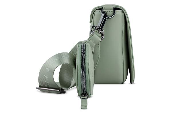 Сумка наплечная женская BUGATTI Almata, с кошельком, мятная, полиуретан, 27х6х18,5 см 49665857 BUGATTI, Артикул: 49665857 фото №1