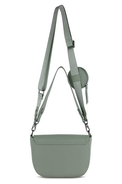 Сумка наплечная женская BUGATTI Almata, с кошельком, мятная, полиуретан, 27х6х18,5 см 49665857 BUGATTI, Артикул: 49665857 фото №1