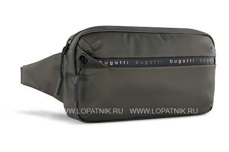 сумка на пояс bugatti blanc, оливковая, тарпаулин/полиэстер, 26х5,5х13,5 см 49660484 BUGATTI