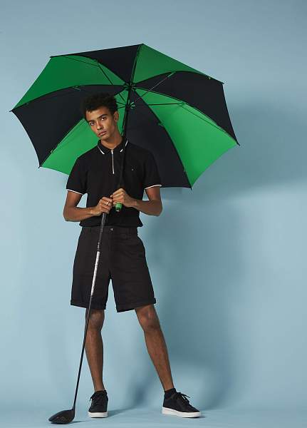 S837-097 BlackGreen (ЧерныйЗеленый) Зонт мужской гольфер Fulton Fulton, Артикул: S837-097 BlackGreen фото №1