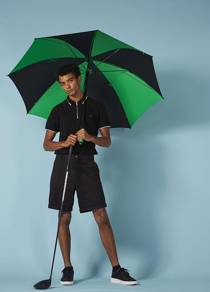 S837-097 BlackGreen (ЧерныйЗеленый) Зонт мужской гольфер Fulton Fulton, Артикул: S837-097 BlackGreen фото №1