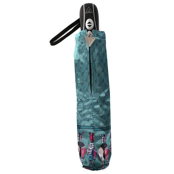 UFS0032-11 Зонт жен. Fabretti, автомат, 3 сложения, сатин Fabretti, Артикул: UFS0032-11 фото №1