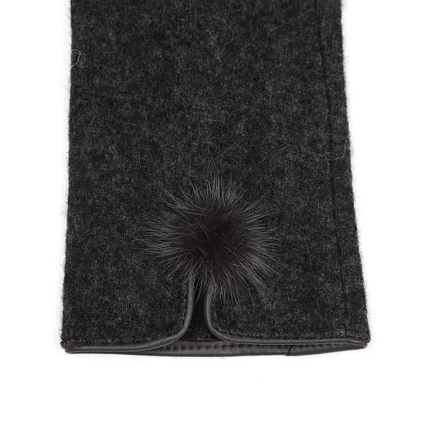 TH46-9 FABRETTI Перчатки жен. 85%шерсть/15%эластан Fabretti, Артикул: TH46-9 фото №1