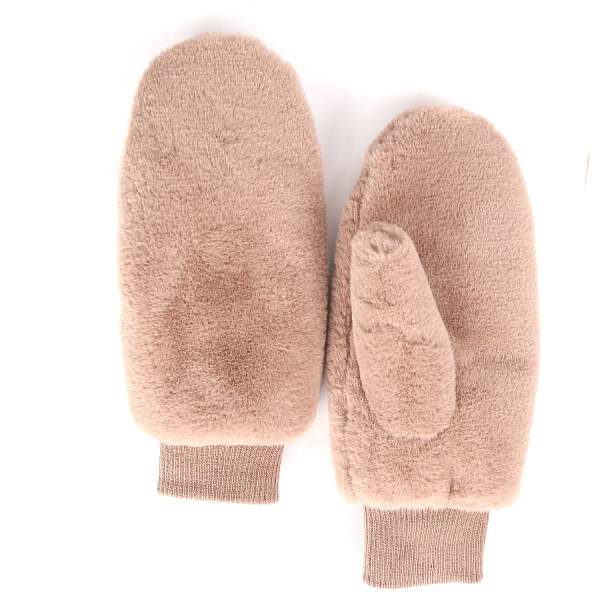 JDF32-3 FABRETTI Рукавицы жен. искусственный мех 100% полиэстер Fabretti, Артикул: JDF32-3 фото №1