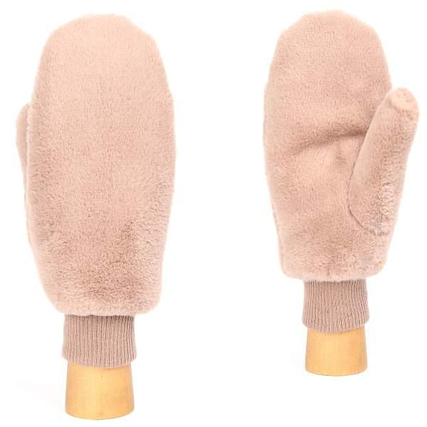 JDF32-3 FABRETTI Рукавицы жен. искусственный мех 100% полиэстер Fabretti, Артикул: JDF32-3 фото №1