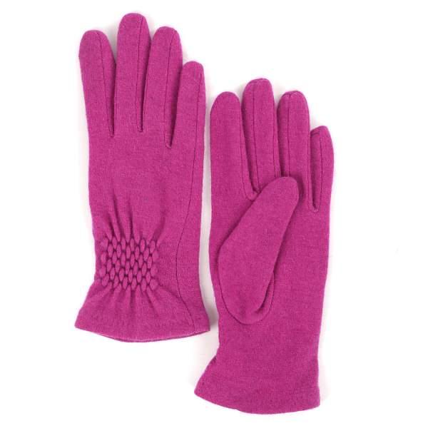 JIF11-22 FABRETTI Перчатки жен. 85%шерсть/15%эластан Fabretti, Артикул: JIF11-22 фото №1