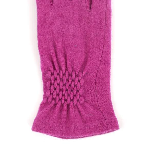 JIF11-22 FABRETTI Перчатки жен. 85%шерсть/15%эластан Fabretti, Артикул: JIF11-22 фото №1