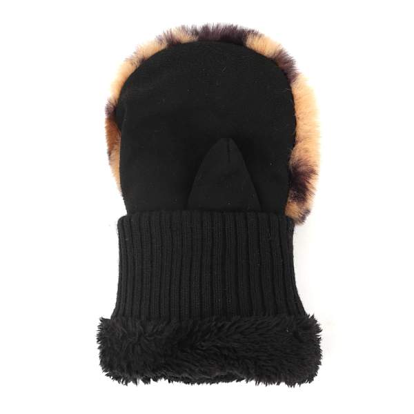 JIF19-L1 FABRETTI Рукавицы жен. искусственный мех 100%полиэстер, 90% полиэстер/10% эластан Fabretti, Артикул: JIF19-L1 фото №1