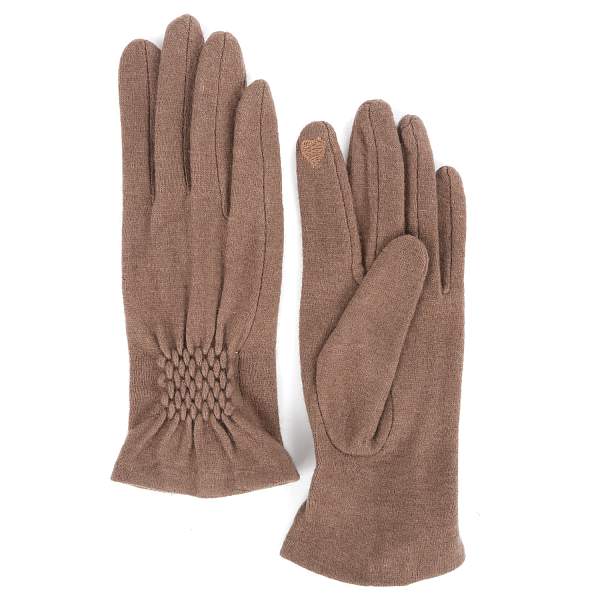 JIF11-10 FABRETTI Перчатки жен. 85%шерсть/15%эластан Fabretti, Артикул: JIF11-10 фото №1