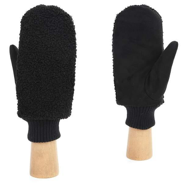 JIF33-1 FABRETTI Рукавицы жен. искусственный мех 100%полиэстер, 90% полиэстер/10% эластан Fabretti, Артикул: JIF33-1 фото №1