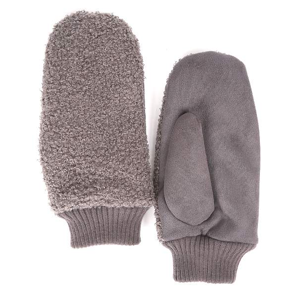 JIF33-9 FABRETTI Рукавицы жен. искусственный мех 100%полиэстер, 90% полиэстер/10% эластан Fabretti, Артикул: JIF33-9 фото №1