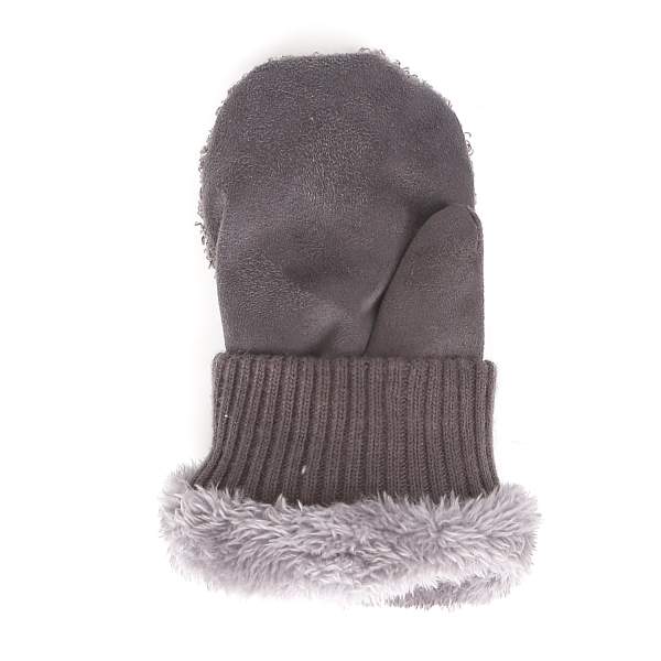 JIF33-9 FABRETTI Рукавицы жен. искусственный мех 100%полиэстер, 90% полиэстер/10% эластан Fabretti, Артикул: JIF33-9 фото №1