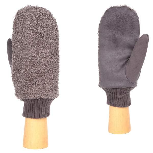 JIF33-9 FABRETTI Рукавицы жен. искусственный мех 100%полиэстер, 90% полиэстер/10% эластан Fabretti, Артикул: JIF33-9 фото №1