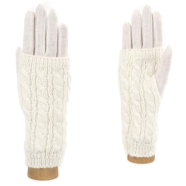 JIF67-6 FABRETTI Перчатки жен. 85%шерсть/15%эластан, 100%акрил Fabretti, Артикул: JIF67-6 фото №1