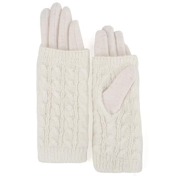 JIF67-6 FABRETTI Перчатки жен. 85%шерсть/15%эластан, 100%акрил Fabretti, Артикул: JIF67-6 фото №1