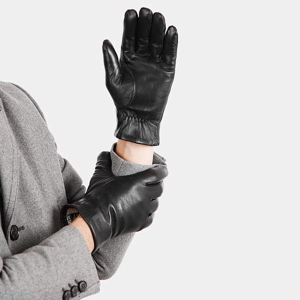 S1.35-1 black FABRETTI Перчатки муж. нат. кожа (размер 10) Fabretti, Артикул: S1.35-1 black фото №1