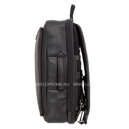 рюкзак-чемодан черный sergio belotti 011-1677 denim black Sergio Belotti