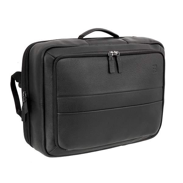 Рюкзак-чемодан черный Sergio Belotti 011-1677 denim black Sergio Belotti, Артикул: 011-1677 denim black фото №1