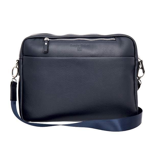 Бизнес-сумка синий Sergio Belotti 7035 Napoli blue Sergio Belotti, Артикул: 7035 Napoli blue фото №1