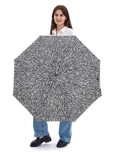 Q25813 (Зебра) Зонт женский автомат Henry Backer Henry Backer, Артикул: Q25813 фото №1