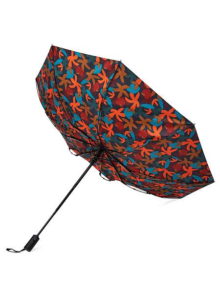 Q25820 (Листья на зеленом) Зонт женский автомат Henry Backer Henry Backer, Артикул: Q25820 фото №1