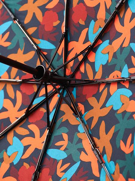 Q25820 (Листья на зеленом) Зонт женский автомат Henry Backer Henry Backer, Артикул: Q25820 фото №1