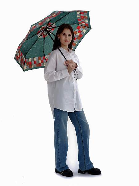 Q25827 (Разноцветная клетка) Зонт женский автомат Henry Backer Henry Backer, Артикул: Q25827 фото №1