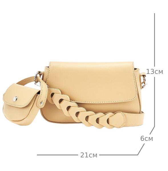 JS-5593-61 бежевая сумка женская Jane's Story Jane's Story, Артикул: JS-5593-61 фото №1