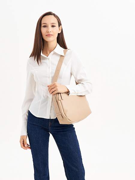 JS-1021-61 бежевая сумка женская Jane's Story Jane's Story, Артикул: JS-1021-61 фото №1