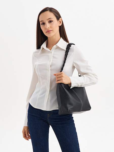 JS-3096-04 черная сумка женская Jane's Story Jane's Story, Артикул: JS-3096-04 фото №1