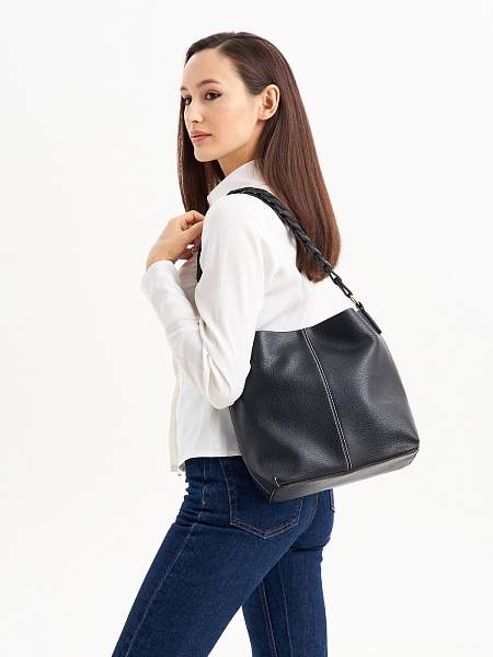JS-3096-04 черная сумка женская Jane's Story Jane's Story, Артикул: JS-3096-04 фото №1