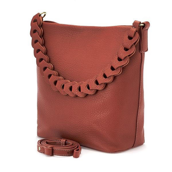 JS-3096-09 коричневая сумка женская Jane's Story Jane's Story, Артикул: JS-3096-09 фото №1