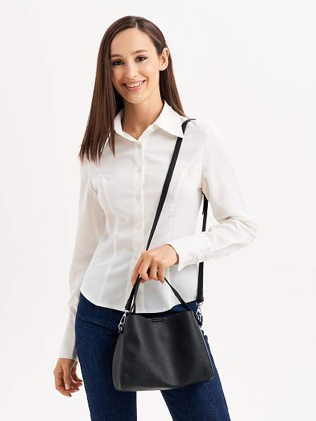 JS-3110-04 черная сумка женская Jane's Story Jane's Story, Артикул: JS-3110-04 фото №1