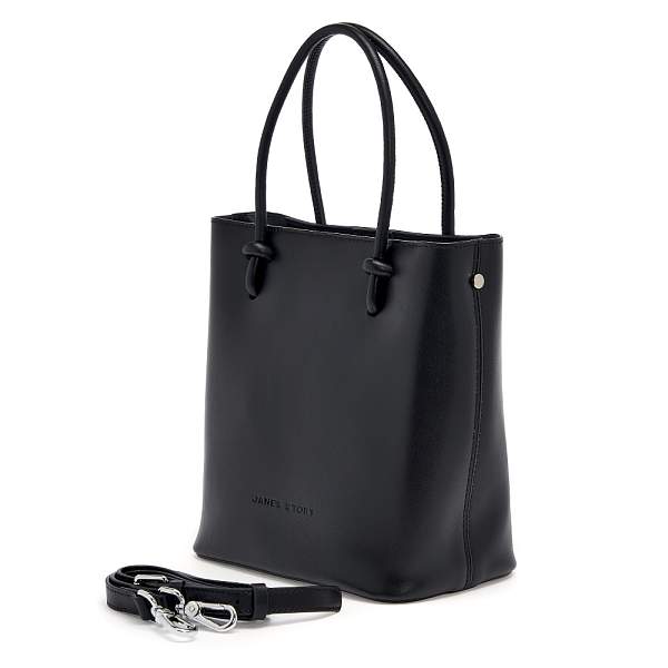 JS-8130-04 черная сумка женская (кожа) Jane's Story Jane's Story, Артикул: JS-8130-04 фото №1